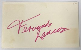 Fernando Lamas (d. 1982) Signed Autographed Vintage 3x5 Index Card - $30.00