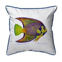 Betsy Drake Queen Angelfish Extra Large 22 X 22 Indoor Outdoor Pillow - £54.36 GBP