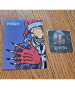 Loot Fright The Look-See Pin and Card 2018 Loot Crate Crypt TV Santa Outfit - $11.99