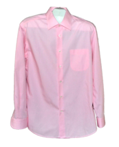 Hugo Boss Men&#39;s Light  Pink Button Dress Shirt Size 16.5 36 / 37 - £28.51 GBP