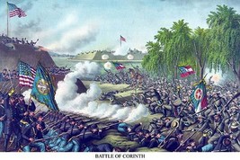 Battle of Corinth, Mississippi - Art Print - £17.53 GBP+