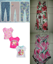 NEW Girls Size 2T Clothing Bundle Lot of 8 tees, Frozen leggings, dress,... - $21.95