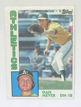 Dan Meyer 1984 Topps #609 Oakland Athletics A’s MLB Baseball Card - £0.77 GBP