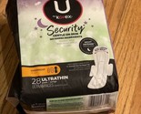 U by Kotex Security Overnight Ultra Thin pad with Wings, Night Defense Z... - $5.93