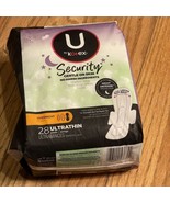 U by Kotex Security Overnight Ultra Thin pad with Wings, Night Defense Z... - £4.24 GBP