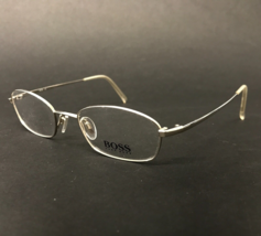 Hugo Boss Eyeglasses Frames HB11208 SI Silver Rectangular Full Rim 51-20... - £51.98 GBP