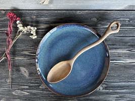 Handmade stirring wooden spoon from walnut Kitchen wooden spoon  - £36.98 GBP