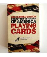 Paralyzed Veterans of America Poker Playing CardsLimited Edition 2013 E7 - $367.78 MXN