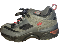 Heelys Youth Unisex Shoes Gray &amp; Black With Red.  Good Wheels Boys 2 Girls 3 - £14.55 GBP