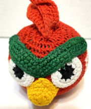 Vintage Handmade in Cozumel Anngry Birds Stuffed Beanie Ball 2.5 in - £9.14 GBP