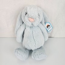 Jellycat Bunny Medium Bashful Beau Blue Rabbit Plush 12&quot; NEW - £34.12 GBP