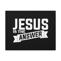  Jesus Is The Answer John 14:6 Banner Christian Wall Art Bible V - £56.94 GBP+
