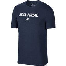 Nike Mens Sportswear Still Fresh Casual Fashion T-Shirt Color Blue/White Size S - £38.31 GBP