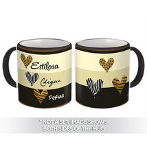 Estilosa Chique Perua Animal Print : Gift Mug for Mom Friend Woman Secretary - £12.74 GBP