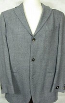 NWT Hugo Boss Blue Check 4Season Wool 3 Button Sport Coat Saks 42L - £97.05 GBP