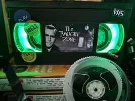 The Twilight Zone Classic VHS Tape Night Light table lamp stunning L@@k - £19.86 GBP