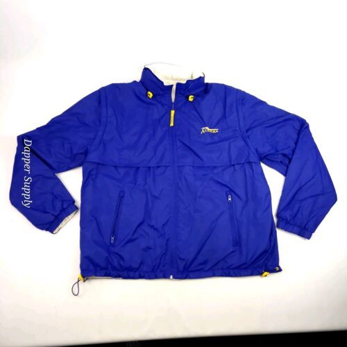 Cruise Wear &amp; Co. Alaska Reversible Jacket 2XL Purple/White Zip Up - $49.49