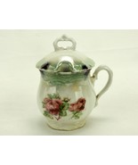 Lehmann &amp; Sons Antique Porcelain Condiment Jar w/Lid, No Spoon, Made in ... - $53.54 CAD