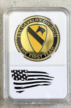 US Army 1st Cavalry Division Regiment Cav Military Challenge Coin - £12.82 GBP