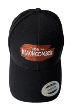 Don The Beachcomber Driftwood Black Snapback Cap Adjustable Vintage Brand- Tiki - £28.05 GBP