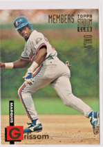 Marquis Grissom Montreal Expos Outfield 1994 Stadium Club MEMBERS ONLY Card #35 - $1.63