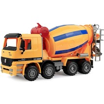 Liberty Imports 14&quot; Oversized Cement Mixer Truck Friction Powered Big Co... - $42.99