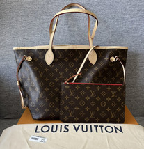 Louis Vuitton $2030 Neverfull MM Monogram Cherry. NIB.! - £2,098.76 GBP