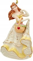 Lenox Disney Princess Belle Gem Figurine Ornament Beauty &amp; Beast Christmas NEW - £19.57 GBP