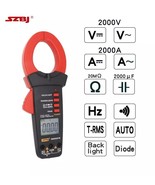 DIGITAL Clamp multimeter  AC DC clamp meter 2000A /2000V Capacitor TRUE RMS - $156.09 CAD