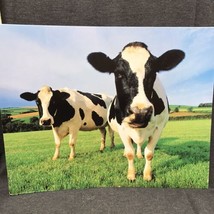 Colorful 90’s Poster farm scene Vintage Wall Art Print Jersey Cows 16” x 20” EUC - £10.84 GBP