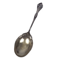 Vintage 1906 Sweetpea Holmes &amp; Edward Silverplated Master Berry Spoon Gi... - £25.58 GBP
