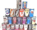 1970&#39;s Mix Lot of 23 Steel Empty Soda Pop Can Lot 7 - £56.42 GBP