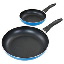 Gibson Home 2 Piece 10 inch Aluminum Frying Pan in Blue - $40.95