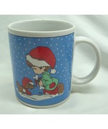 VINTAGE 1996 Precious Moments WISHING YOU A SEASON FILLED WITH JOY COFFE... - $337.22 MXN
