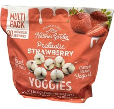 Nature&#39;s Garden Probiotic Yoggie Bites Strawberry, 21oz (30 x 0.7oz), Re... - £16.96 GBP