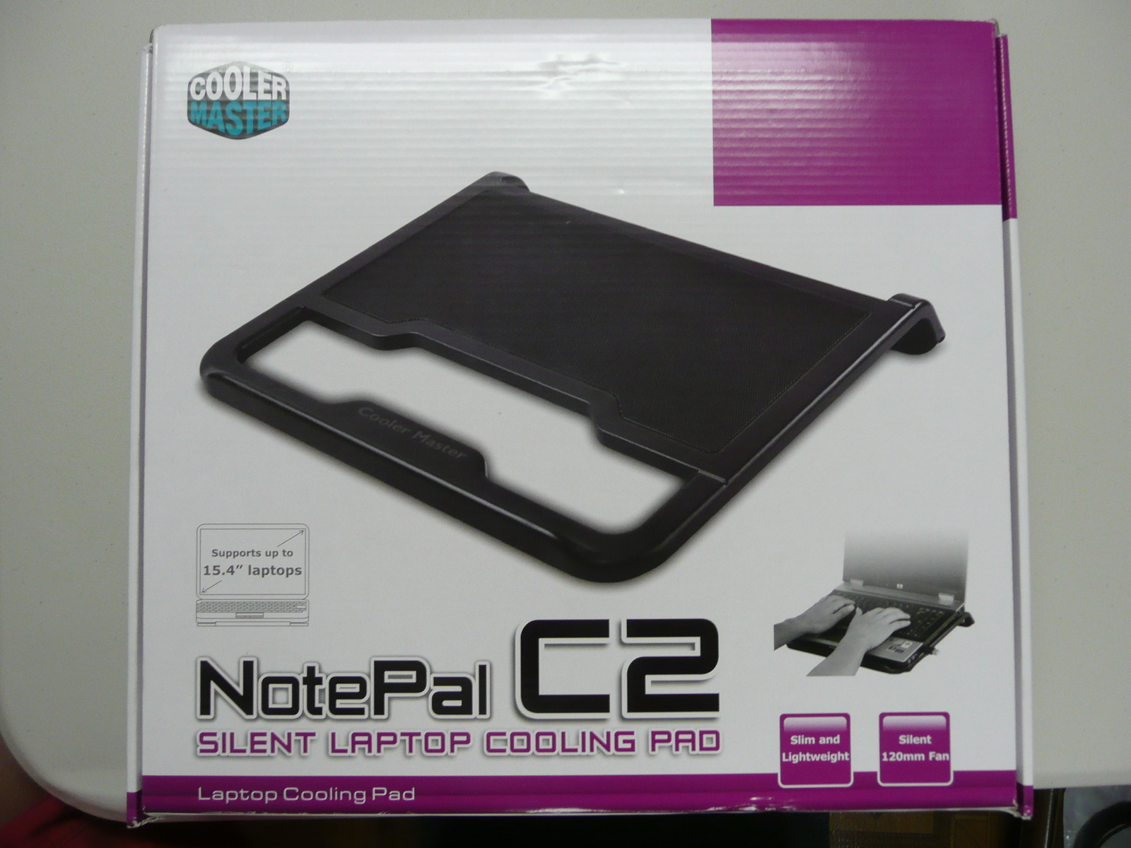 Cooler Master NotePal CMC2 Notebook Cooler for 15.4" notebooks - R9-NBC-CMC2-GP  - $21.95