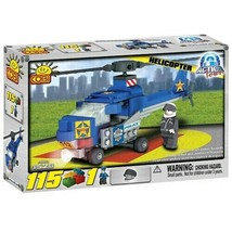 COBI Action Town Police Helicopter Set, 115 Piece Set - $375.64 MXN