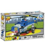 COBI Action Town Police Helicopter Set, 115 Piece Set - $19.99