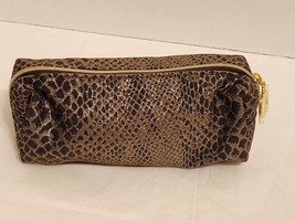 Estee Lauder Cosmetic Bag (Bag Only) - Brown Snake Print Y2K Glam Bag - New - $10.88
