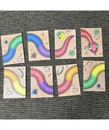 Hisss The Colorful Snake Matching Tile Game 8 Replacement Cards - $184.10 MXN
