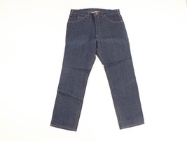 NOS Vintage 90s Carhartt 38x32 Boot Cut Western Spell Out Denim Jeans Blue USA - £86.31 GBP