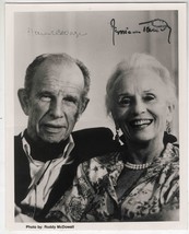 Hume Cronyn Jessica Tandy Dual Signed 8x10 Photo JSA - £77.63 GBP