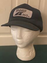 Vintage Trans 360 Trucking Transport Foam Core Trucker Hat Snapback - $269.14 MXN