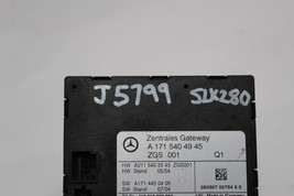 05-08 MERCEDES R171 SLK280 SLK350 CENTERAL GATEWAY CHASSIS CONTROL MODULE J5799 image 5