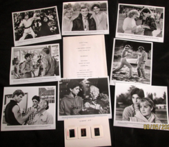 Ralph Macchio,Pat Morita (The Karate Kid) Rare 1984 Movie Photo Set &amp; Slides - £203.34 GBP