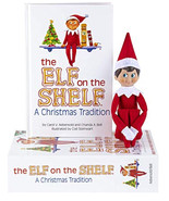 Elf on the Shelf Blue Eye Boy Doll &amp; A Christmas Tradition Book - £51.32 GBP