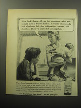 1957 Pepto-Bismol Medicine Ad - Now look, Grace - if you feel nauseous - $18.49