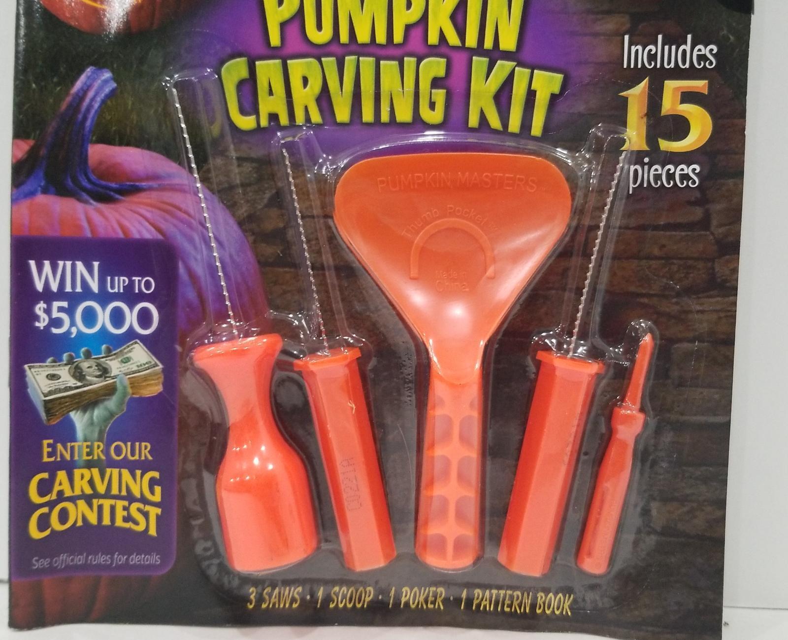 Pumpkin Masters Pumpkin Carving Kit, 15 Pieces, 10 Patterns Item image 2