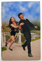 Bollywood Actor Shah Rukh Khan Karisma Kapoor Old Original Post card Postcard - £11.82 GBP