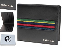 PAUL SMITH Men&#39;s Wallet 100% Leather PS30 T1P - £95.95 GBP